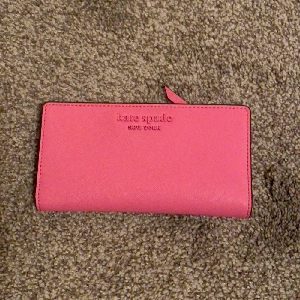 BRIGHT PINK KATE SPADE WALLET